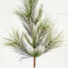 Decorator's Warehouse 24" Christmas Flocked Pine Spray > Tinsel & Pine|Christmas Decor