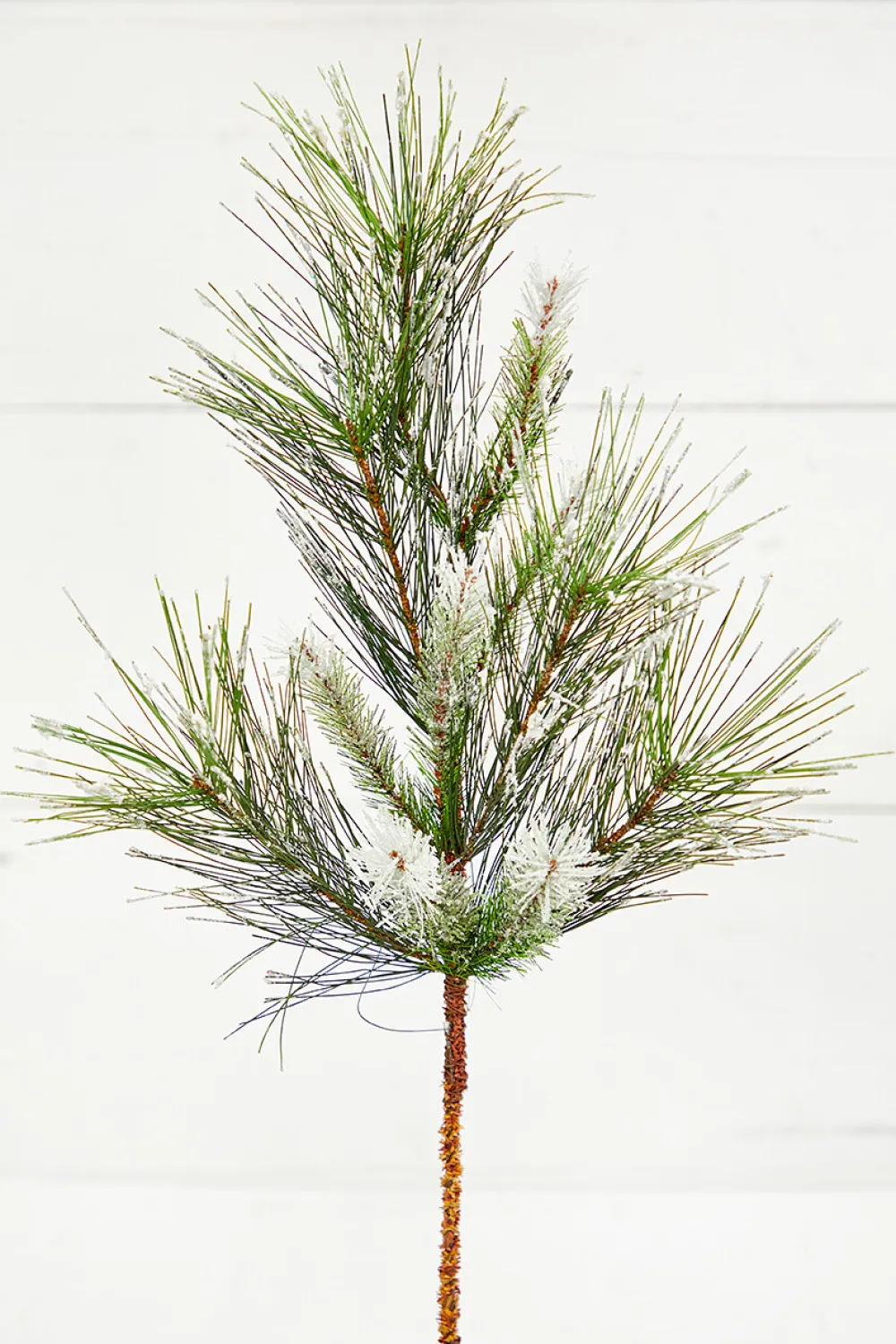 Decorator's Warehouse 24" Christmas Flocked Pine Spray > Tinsel & Pine|Christmas Decor