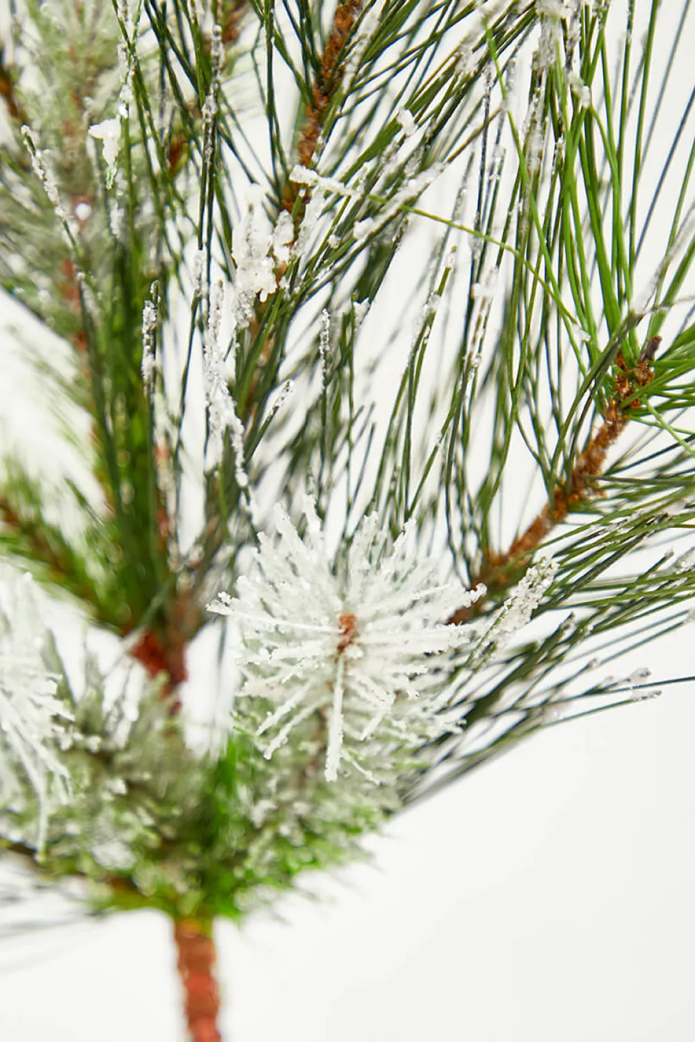 Decorator's Warehouse 24" Christmas Flocked Pine Spray > Tinsel & Pine|Christmas Decor