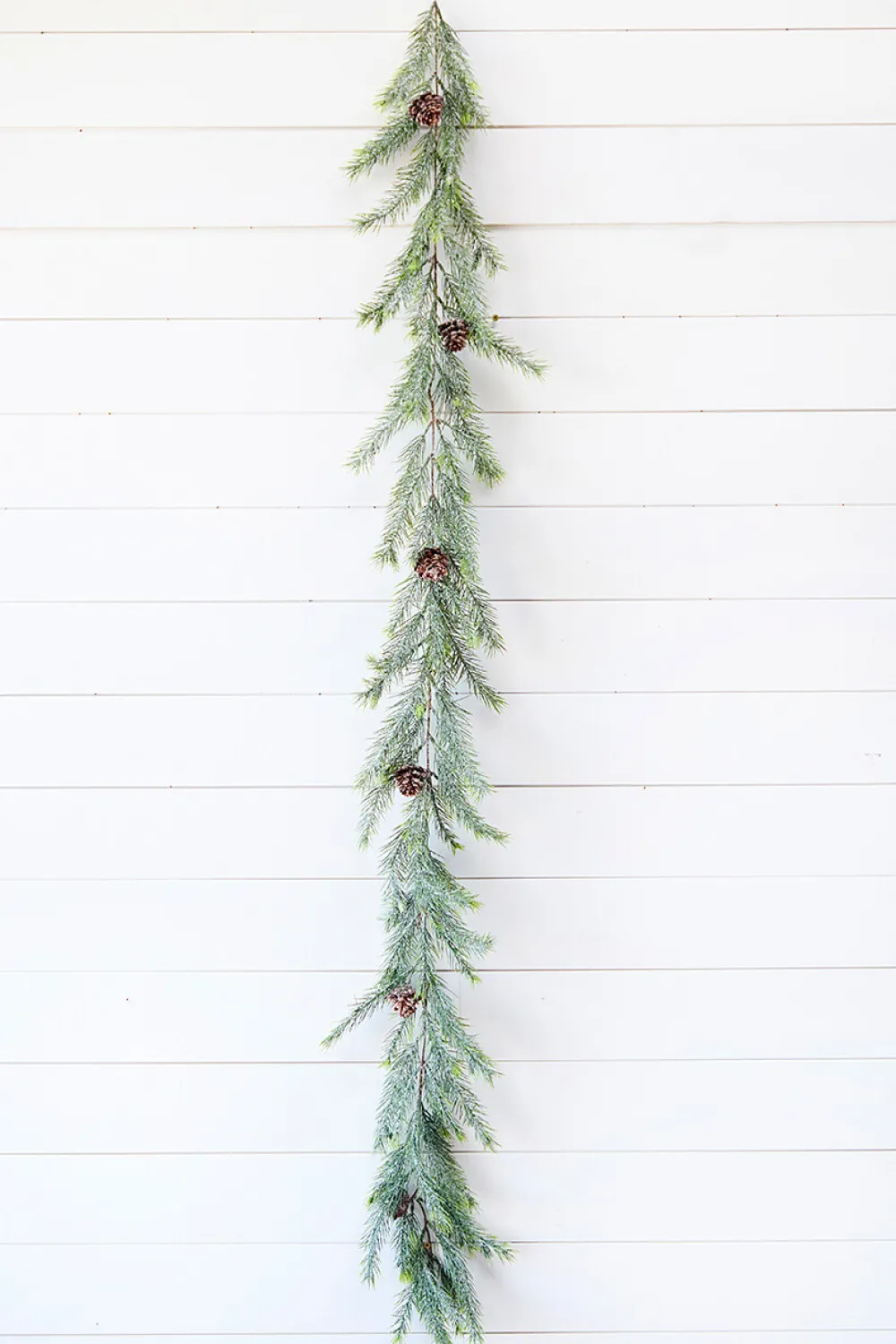 Decorator's Warehouse 6' Christmas Frosted Arrowhead Garland > Natural Greenery|Christmas Decor