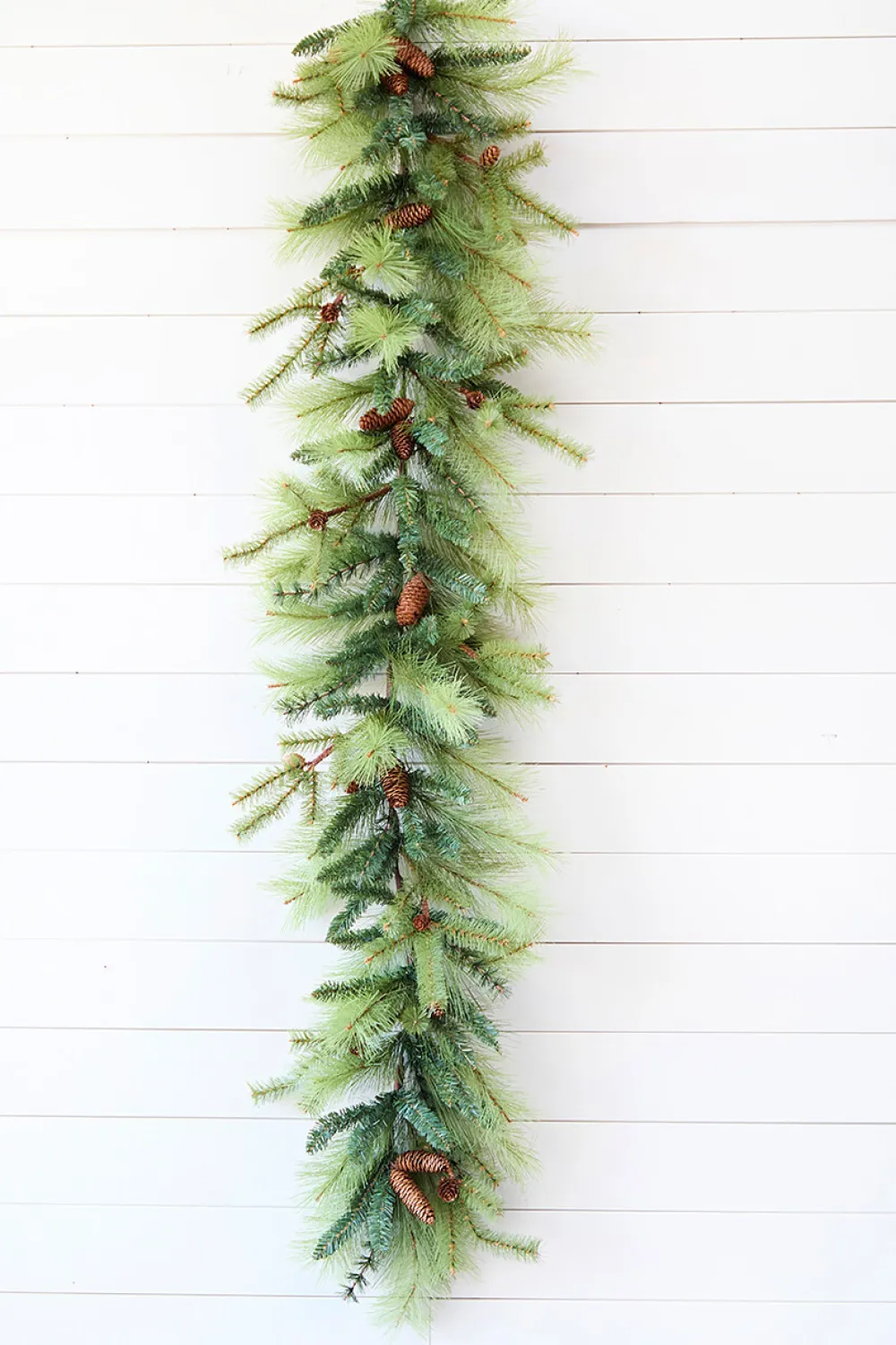 Decorator's Warehouse 6' Christmas Long Needle Mixed Pine Garland > Cardinal|Christmas Decor