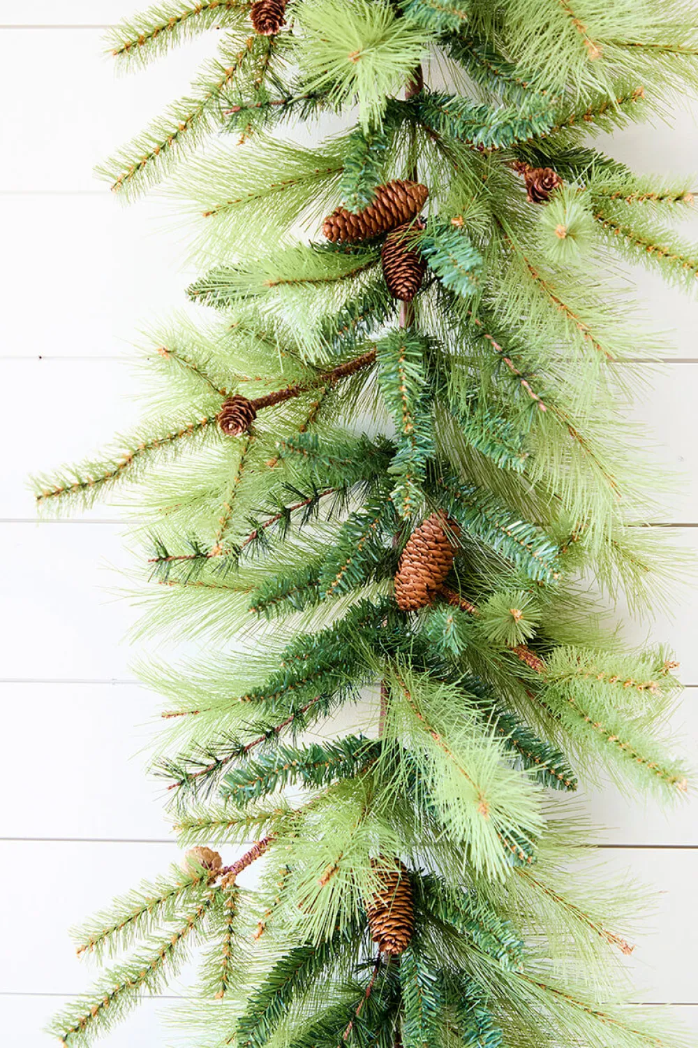 Decorator's Warehouse 6' Christmas Long Needle Mixed Pine Garland > Cardinal|Christmas Decor