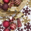 Decorator's Warehouse Christmas Shatterproof 25 Piece Assortment - Red, Gold > Boxed Sets|Christmas Decor