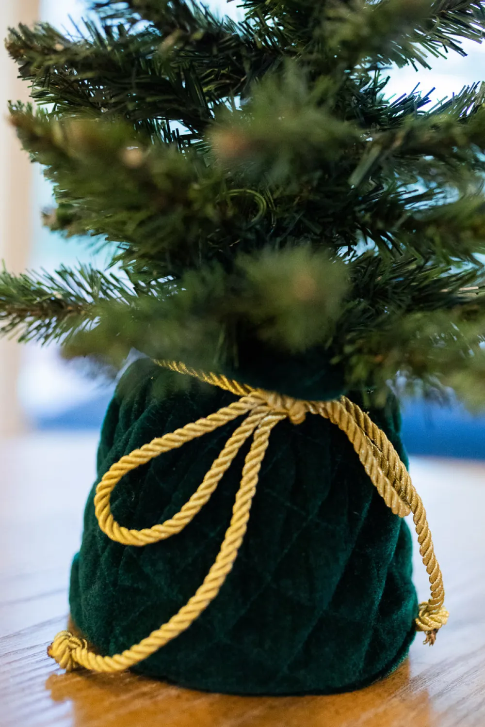 Decorator's Warehouse 18” Christmas Tree In Green Decorative Bag > Tabletop & Accent Trees|Christmas Accents