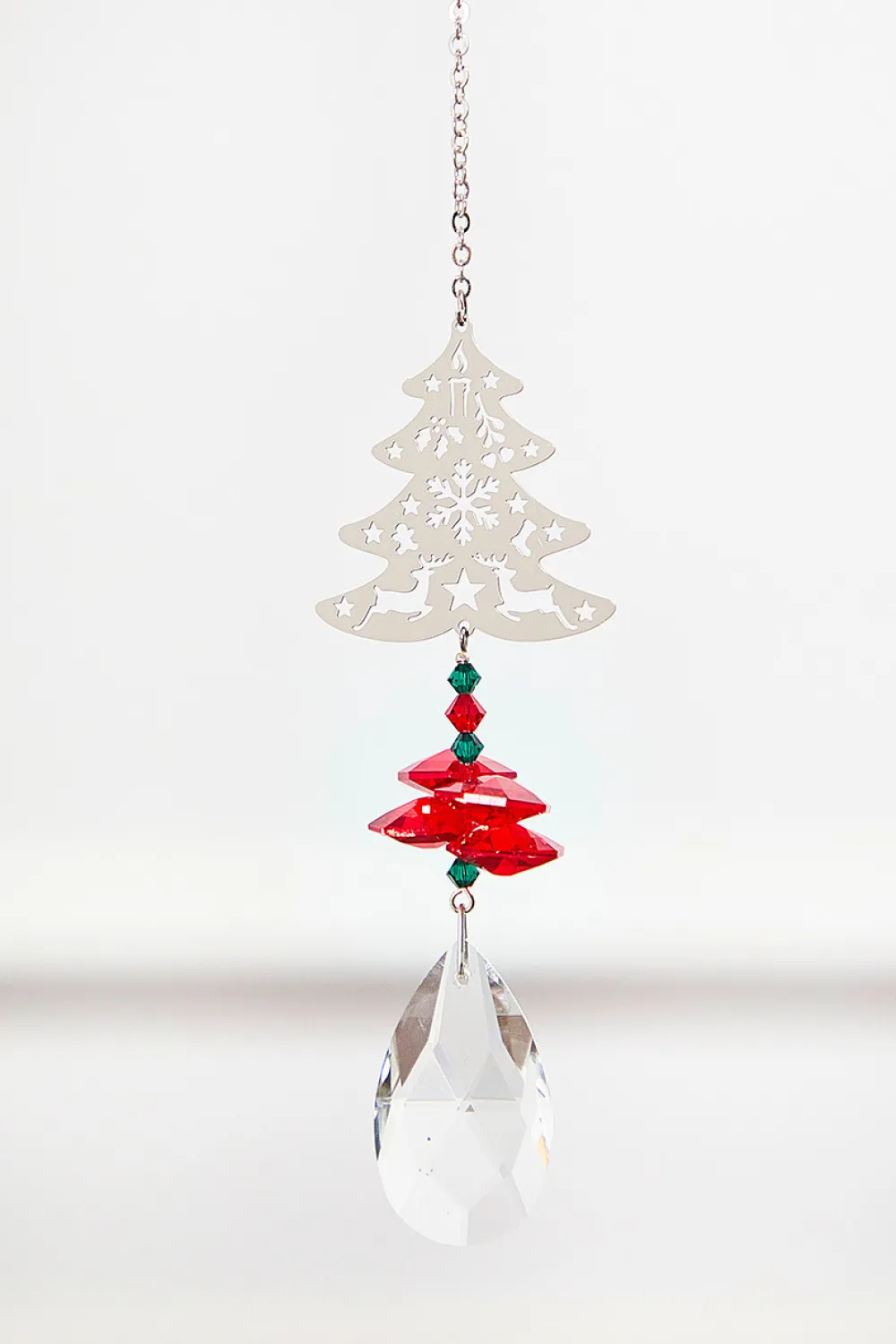 Decorator's Warehouse 4.5” Christmas Tree Suncatcher > Christmas Ornaments|Christmas Decor
