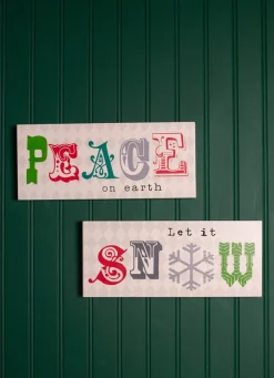 Decorator's Warehouse 12” Christmas Wall Decor Plaque > Christmas Sale