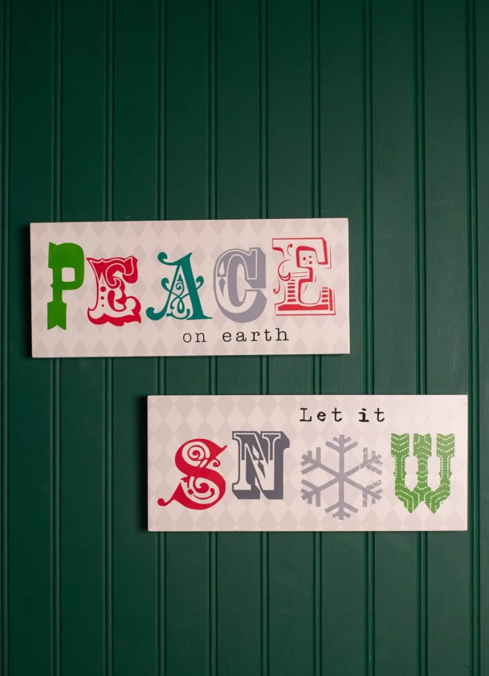 Decorator's Warehouse 12” Christmas Wall Decor Plaque > Christmas Sale