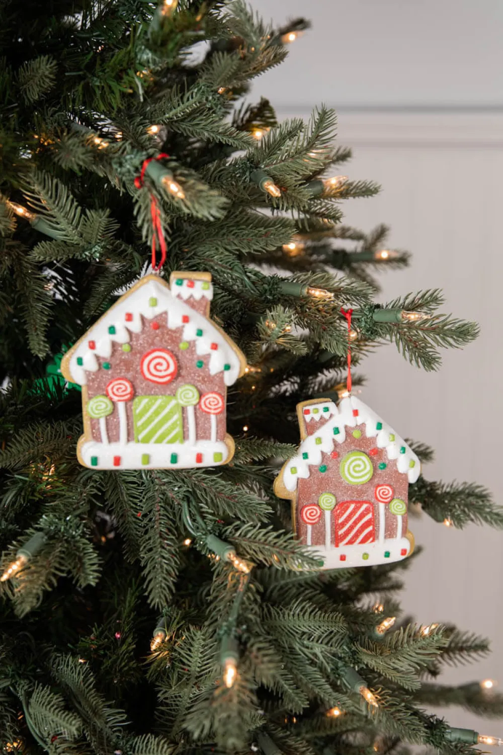 Decorator's Warehouse 4.6” Clay Dough Gingerbread House Ornament > Christmas Decor|Christmas Ornaments