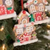 Decorator's Warehouse 4.5” Clay Dough Holiday Gingerbread House Ornament > Christmas Ornaments|Christmas Ornaments
