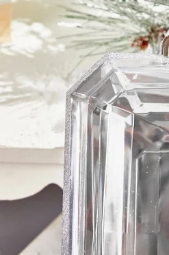 Decorator's Warehouse 8" Clear Jewel Ornament > White Christmas|Jewels