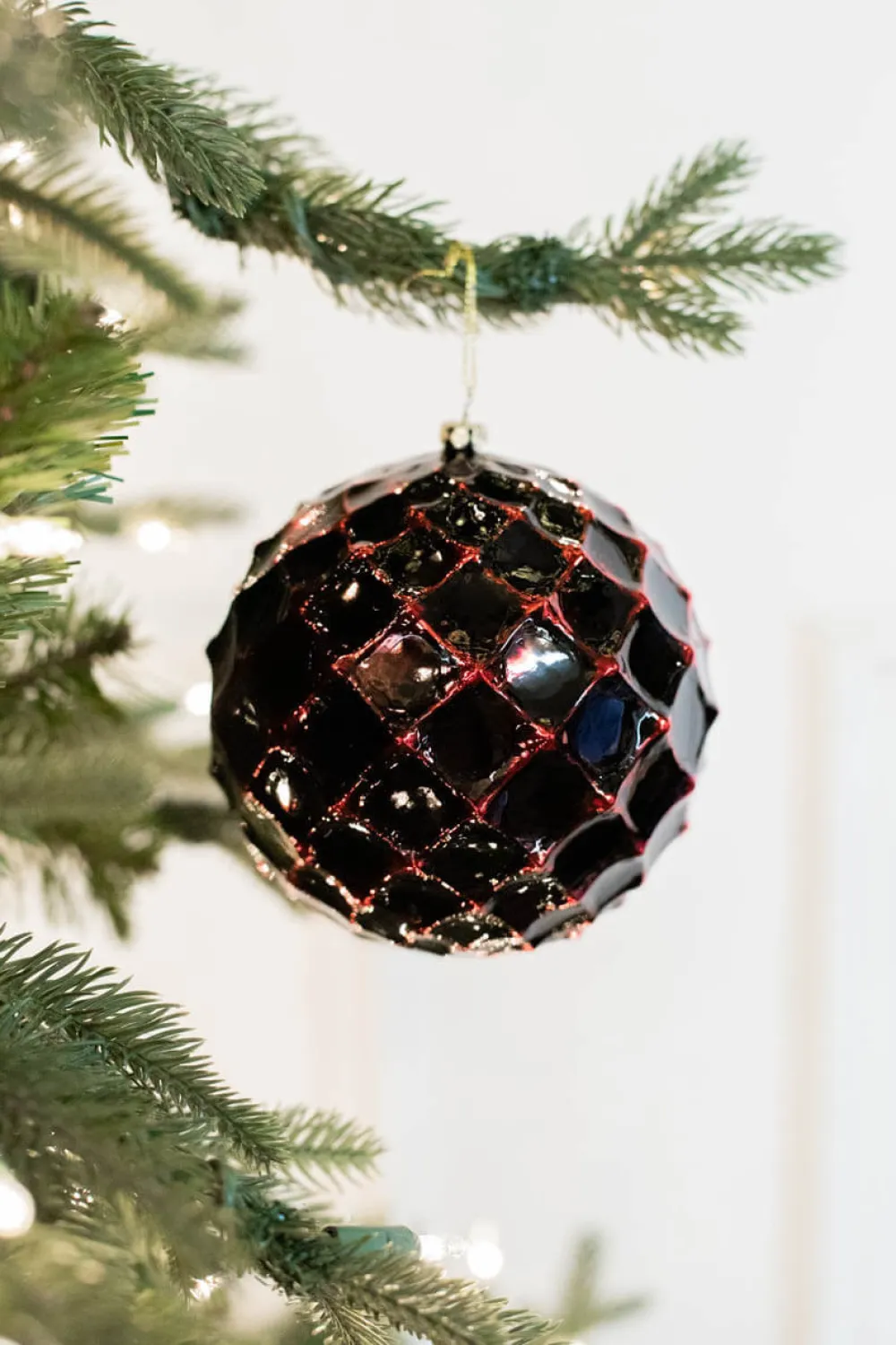 Decorator's Warehouse 10 CM Honeycomb Ball Ornament Dark Red > Nutcracker|Christmas Sale