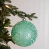 Decorator's Warehouse 15cm Ice Sugared Gumdrop Ball Ornament Mint Green > Christmas Ornaments|Santa'S Sweet Shoppe