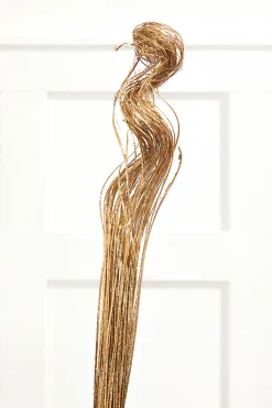 Decorator's Warehouse 22 " Coco Curly Ting Ting Bundle Of 50 - Gold > Christmas Sprays|Christmas Decor