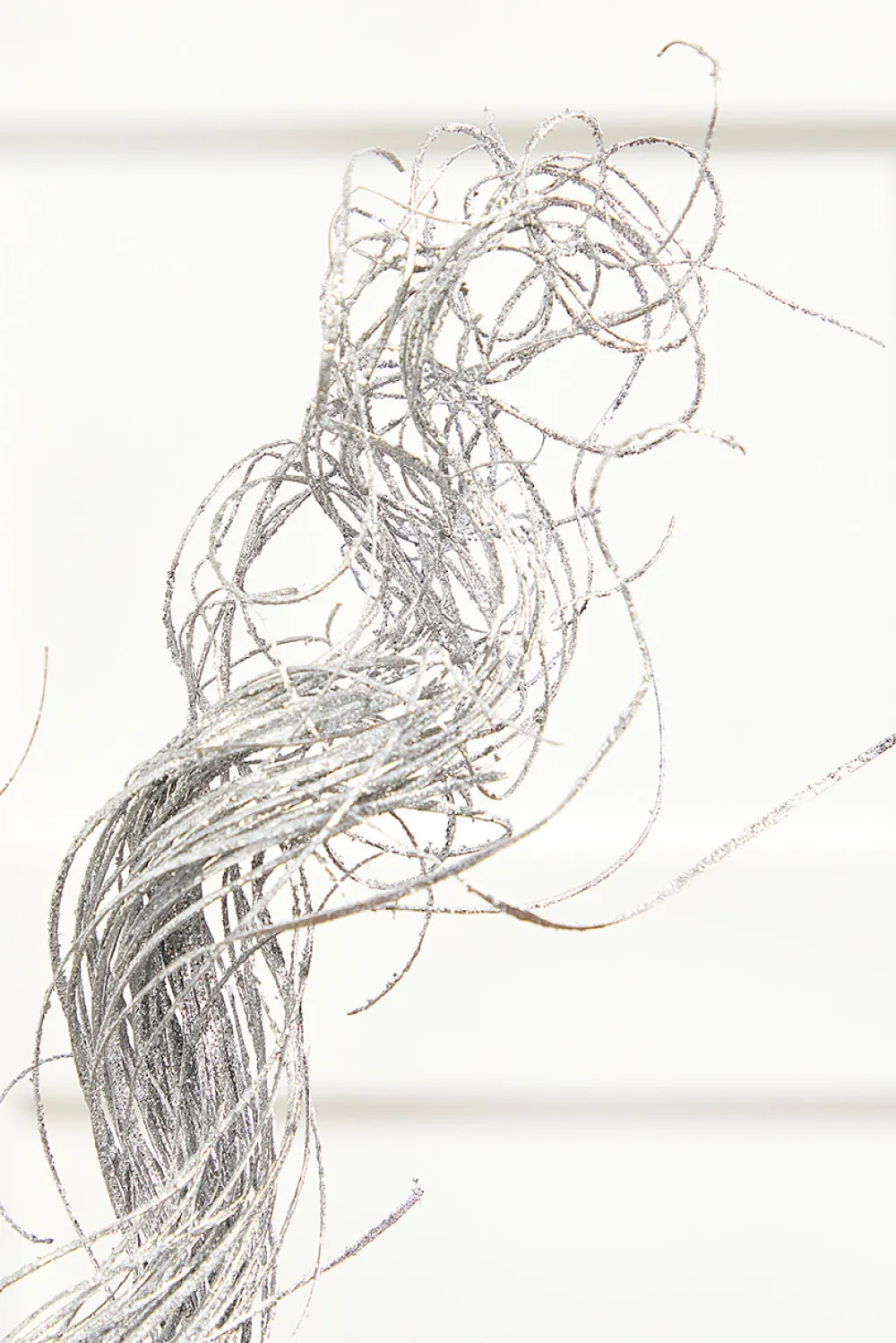 Decorator's Warehouse 22" Coco Curly Ting Ting Bundle Of 50 - Silver > Christmas Decor|Christmas Sprays