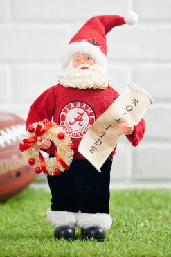 Decorator's Warehouse 12" Collegiate Team Santa, Alabama > College Santas|Santas & Angels