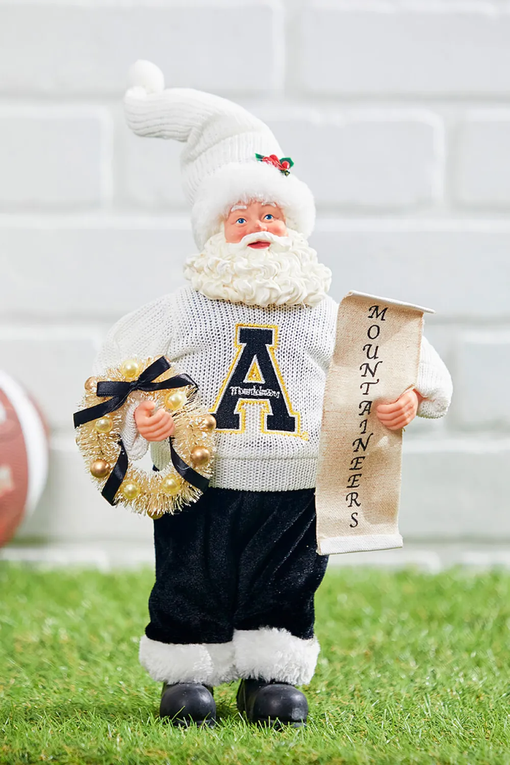 Decorator's Warehouse 12" Collegiate Team Santa, Appalachian State > College Santas|Santas & Angels