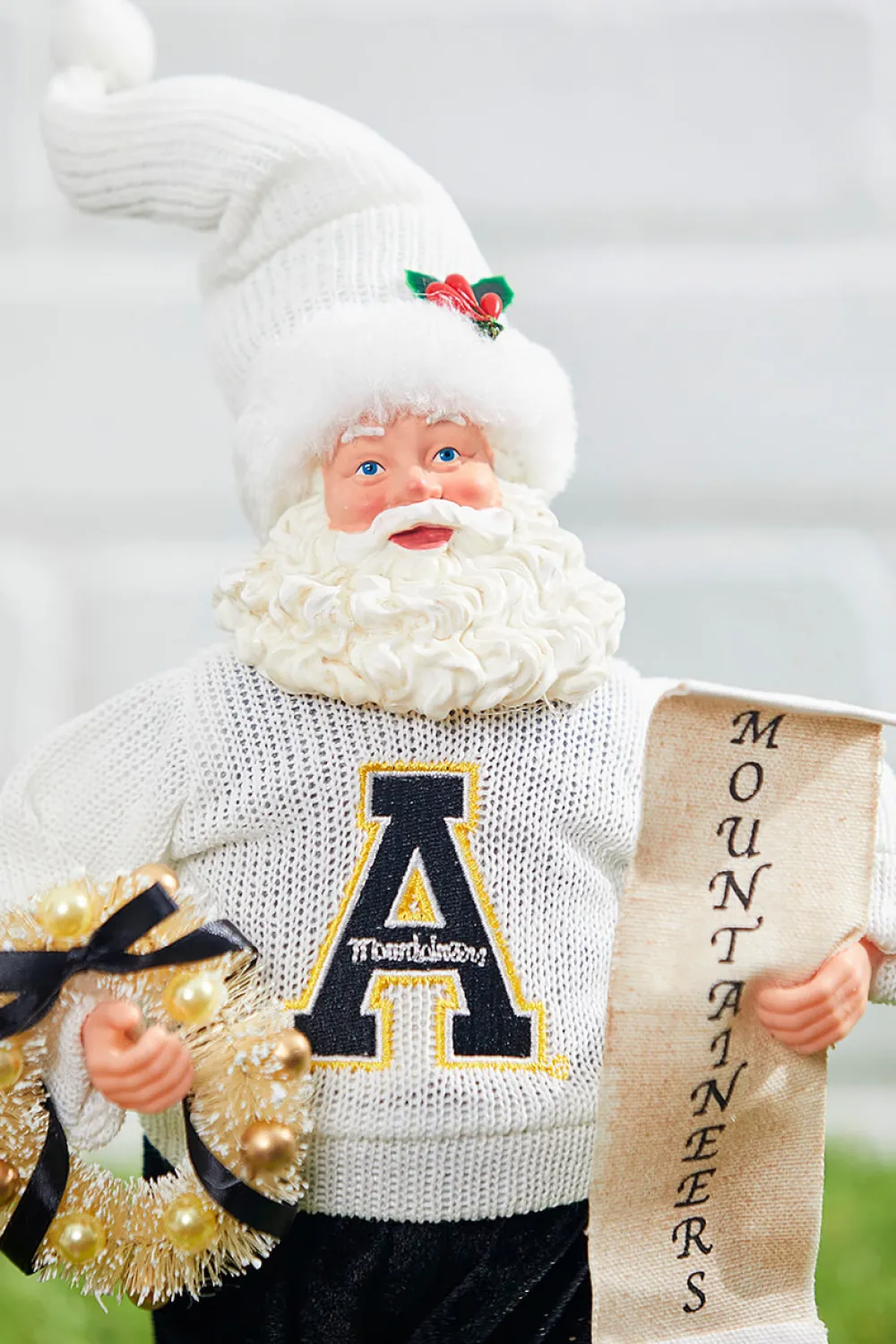Decorator's Warehouse 12" Collegiate Team Santa, Appalachian State > College Santas|Santas & Angels