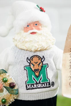 Decorator's Warehouse 12" Collegiate Team Santa, Marshall > College Santas|Santas & Angels