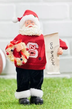 Decorator's Warehouse 12" Collegiate Team Santa, NC State > College Santas|Santas & Angels