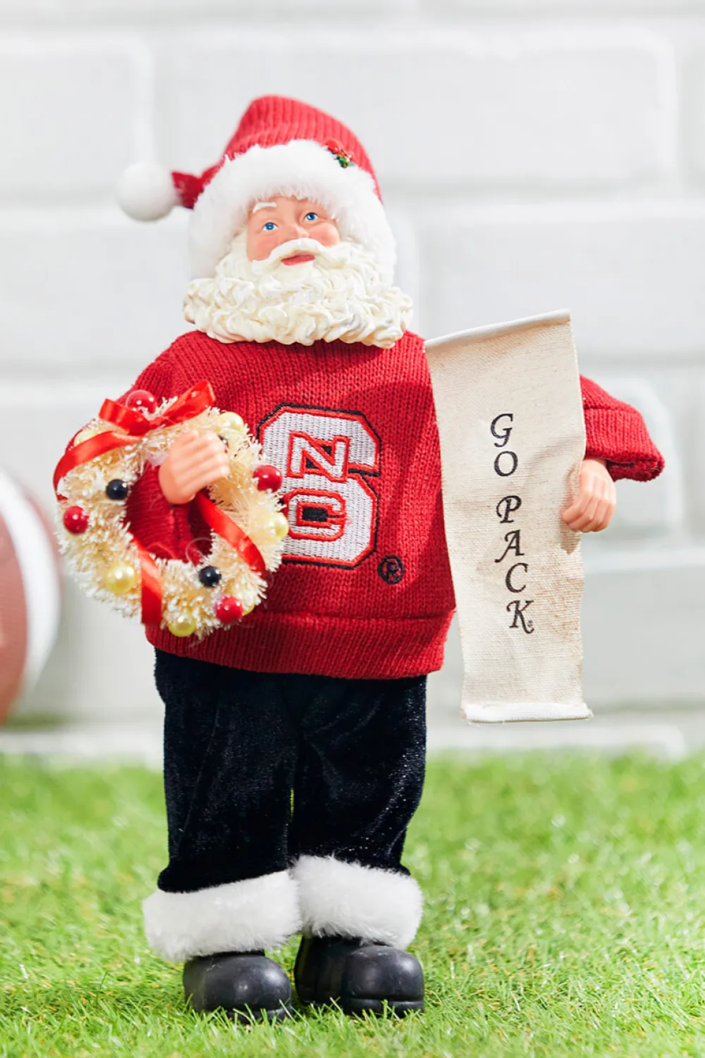Decorator's Warehouse 12" Collegiate Team Santa, NC State > College Santas|Santas & Angels
