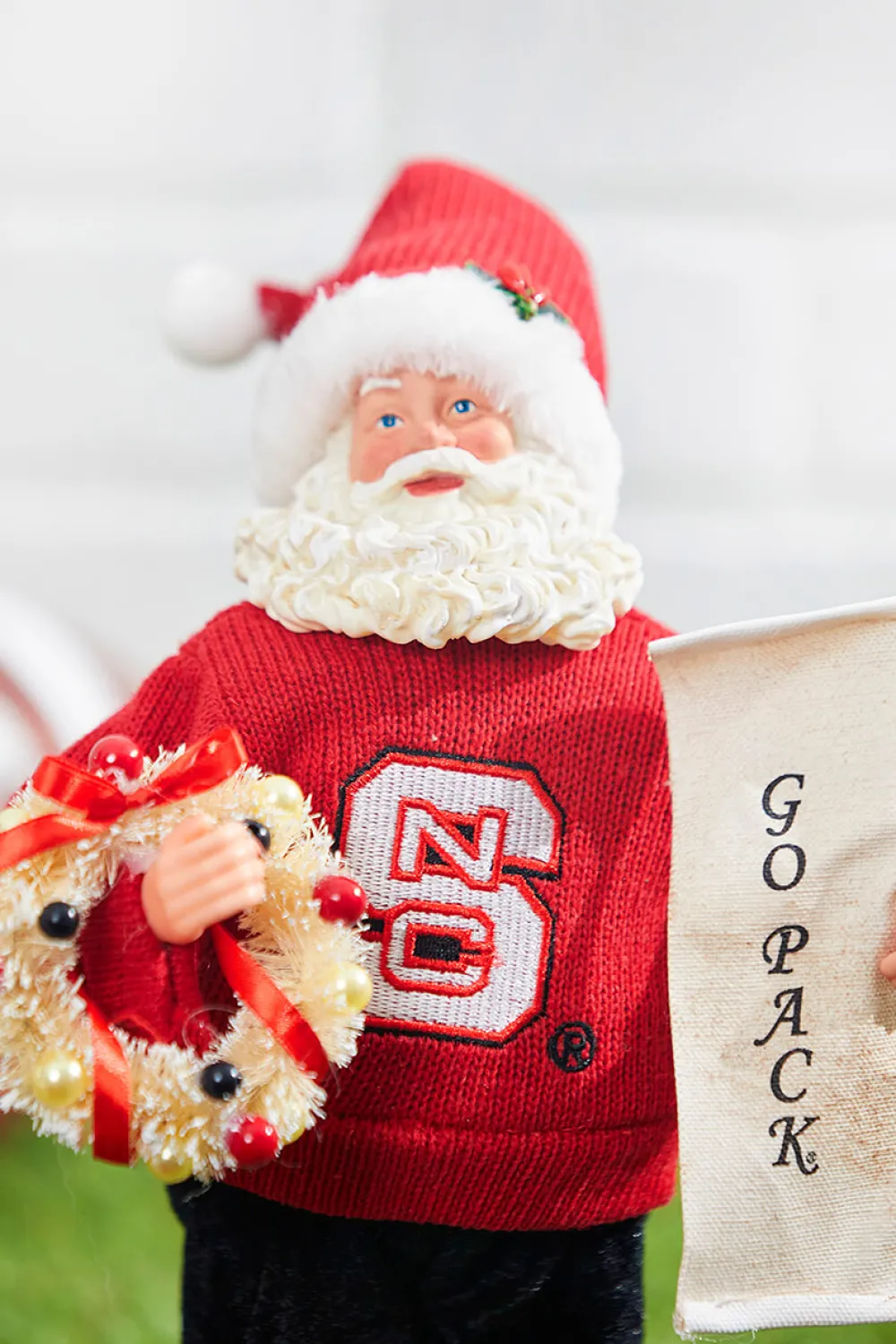 Decorator's Warehouse 12" Collegiate Team Santa, NC State > College Santas|Santas & Angels
