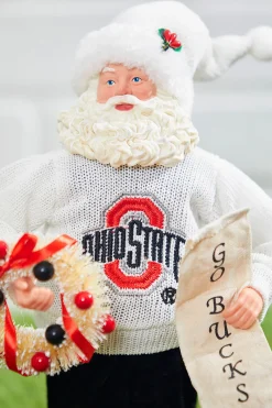 Decorator's Warehouse 12" Collegiate Team Santa, Ohio State > College Santas|Santas & Angels