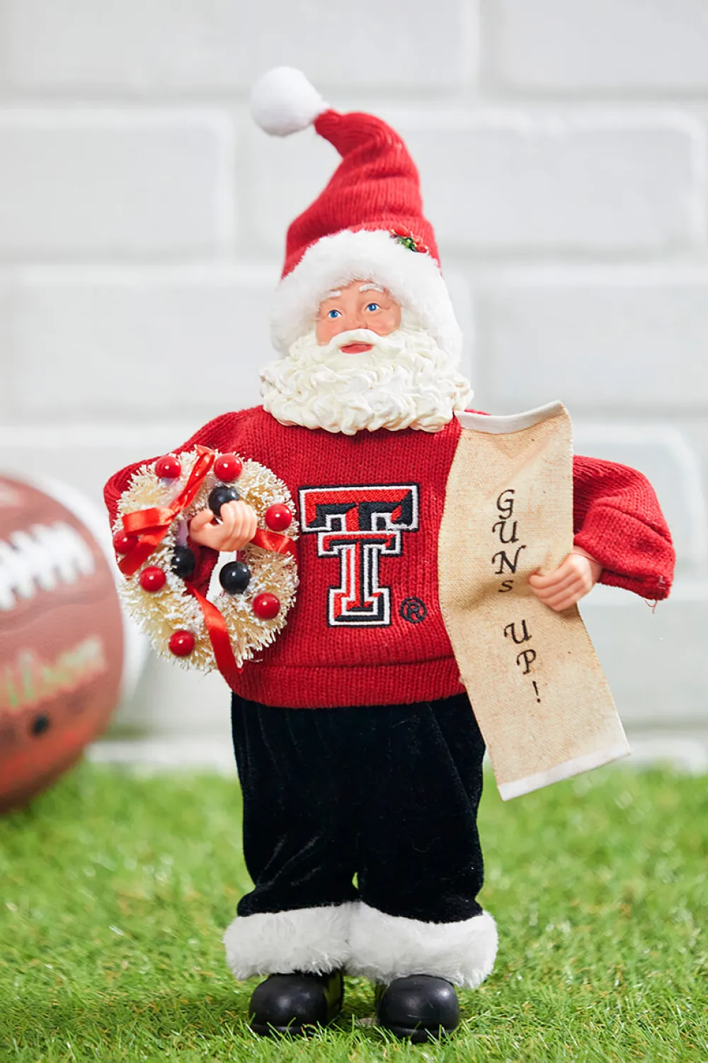 Decorator's Warehouse 12" Collegiate Team Santa, Texas Tech > College Santas|Santas & Angels