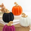 Decorator's Warehouse 4.1" Colorful Flocked Pumpkin > Halloween|Halloween