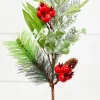 Decorator's Warehouse 25" Cone Berry Pinecone Spray > Cardinal|Christmas Sprays