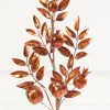 Decorator's Warehouse 26" Copper Metallic Pomegranate Stem > Winter Woodland|Christmas Sprays