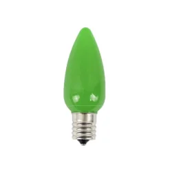 Decorator's Warehouse C9 Platinum Elite LED SMD Bulb (25 bulbs/bag) - Frosted, Green > Vintage Christmas Lights|C9 Bulbs