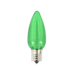 Decorator's Warehouse C9 Platinum Elite LED SMD Bulb (25 bulbs/bag) - Smooth, Green > C9 Bulbs|Christmas Decor