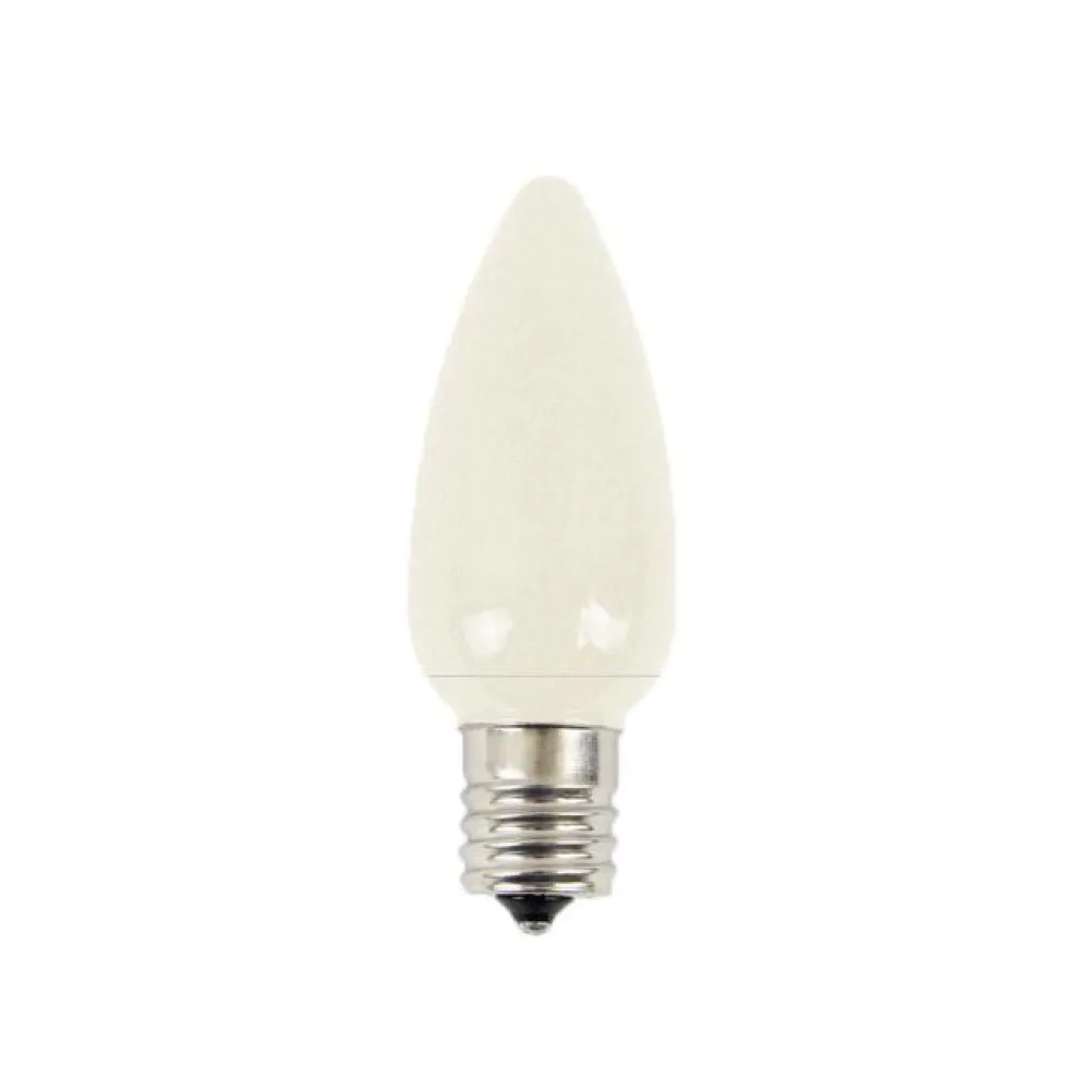 Decorator's Warehouse C9 Platinum Elite LED SMD Bulb (25 bulbs/bag) - Frosted, Warm White > Vintage Christmas Lights|C9 Bulbs