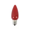 Decorator's Warehouse C9 Platinum Elite LED SMD Bulb (25 bulbs/bag) - Frosted, Red > Vintage Christmas Lights|C9 Bulbs
