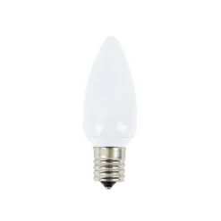 Decorator's Warehouse C9 Platinum Elite LED SMD Bulb (25 bulbs/bag) - Frosted, Cool White > Vintage Christmas Lights|C9 Bulbs