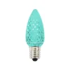 Decorator's Warehouse C9 Platinum Elite LED SMD Bulb (25 bulbs/bag) - Faceted, Teal > C9 Bulbs|Christmas Decor