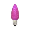 Decorator's Warehouse C9 Platinum Elite LED SMD Bulb (25 bulbs/bag) - Faceted, Pink > C9 Bulbs|Christmas Decor