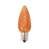Decorator's Warehouse C9 Platinum Elite LED SMD Bulb (25 bulbs/bag) - Faceted, Orange > C9 Bulbs|Christmas Decor