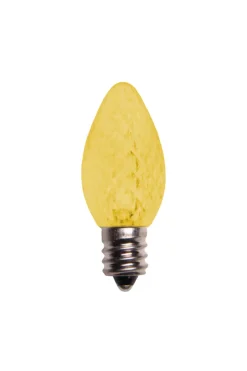 Decorator's Warehouse C7 Platinum Elite LED SMD Bulbs (25 bulbs/bag) - Faceted, Yellow > Outdoor Lighting|C7 Bulbs