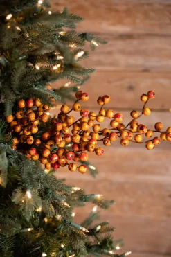 Decorator's Warehouse 29” Crabapple Spray - Chestnut > Fall Decor|Fall Decor