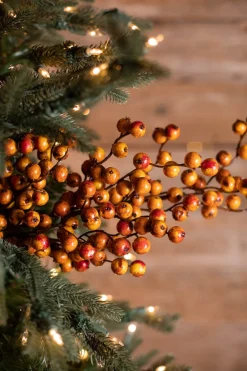 Decorator's Warehouse 29” Crabapple Spray - Chestnut > Fall Decor|Fall Decor