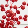 Decorator's Warehouse 29” Crabapple Spray Glitter - Red > Nutcracker|Classic Christmas