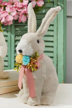 Decorator's Warehouse 12.25” Crafted Easter Bunny Figurine > Easter Table Decor|Easter Decor