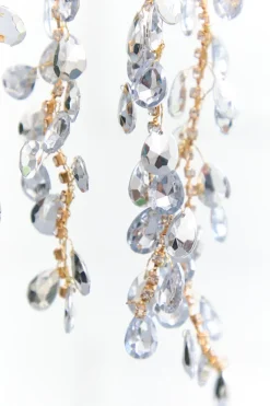 Decorator's Warehouse 31" Crystal Jewel Drop Spray > Christmas Sprays|Christmas Decor