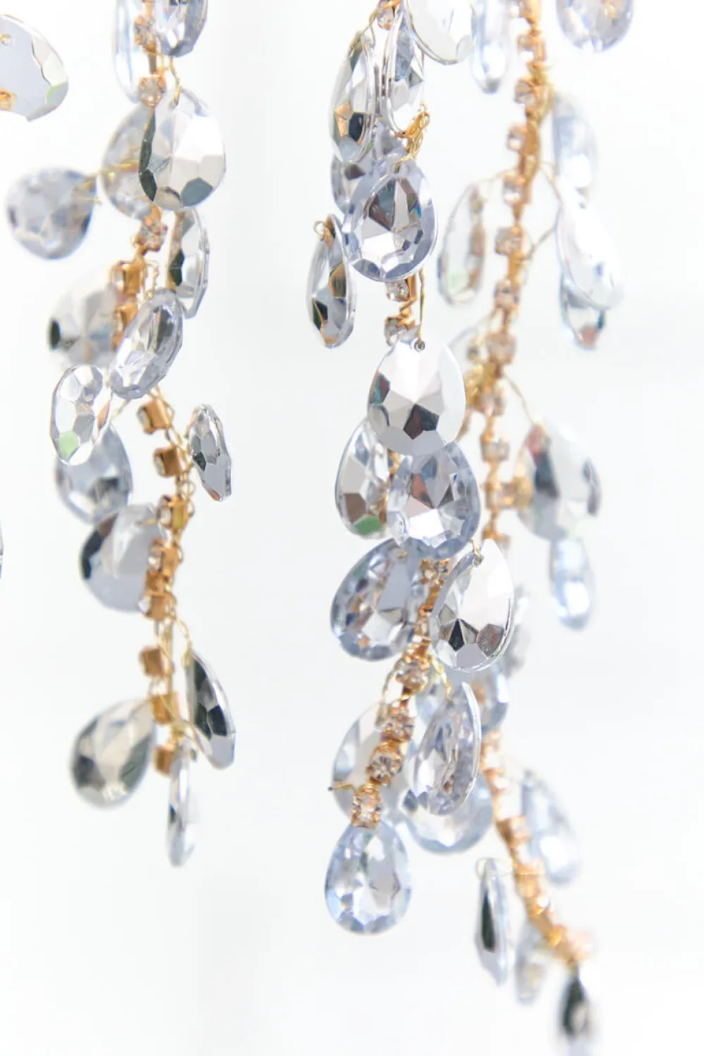 Decorator's Warehouse 31" Crystal Jewel Drop Spray > Christmas Sprays|Christmas Decor
