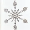Decorator's Warehouse 9.5" Crystal Jeweled Snowflake Ornament > Christmas Decor|Christmas Ornaments