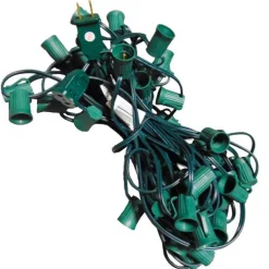 Decorator's Warehouse C9 Socket Cord - 50' 12" Spacing > Outdoor Lighting|Accessories