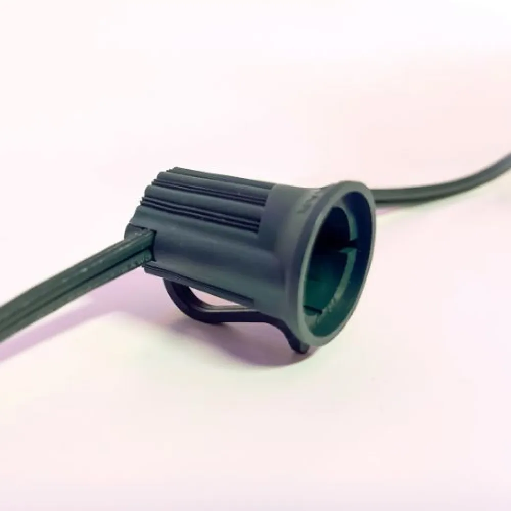 Decorator's Warehouse C9 Socket Cord - 50' 12" Spacing > Outdoor Lighting|Accessories
