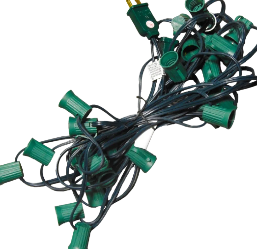 Decorator's Warehouse C9 Socket Cord - 25' 6" Spacing > Outdoor Lighting|Accessories