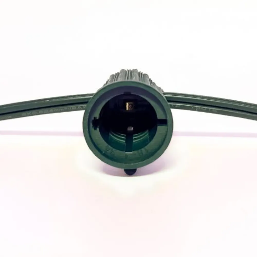 Decorator's Warehouse C9 Socket Cord - 25' 6" Spacing > Outdoor Lighting|Accessories